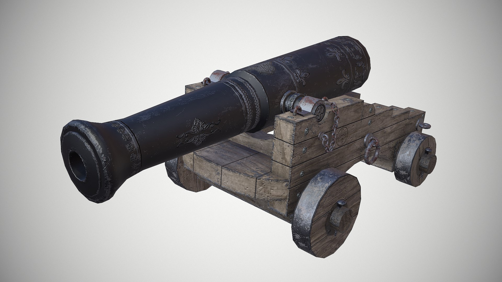 3D cannon games modeled - TurboSquid 1303846