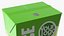 3D Small Aseptic Carton Mockup Green