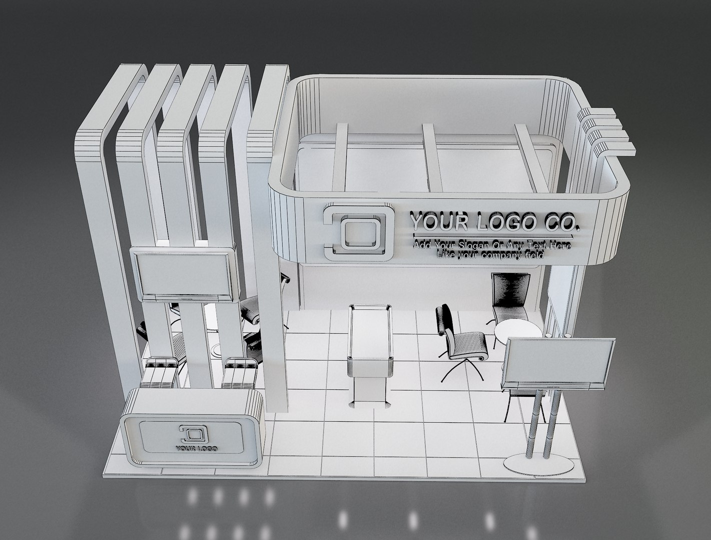 3D Booth Exhibition Stand c41 model https://p.turbosquid.com/ts-thumb/5Z/GmwiXf/1t/1w/jpg/1675415506/1920x1080/fit_q87/bc93b2674fe9010b115adbc48920fc088921e8a5/1w.jpg