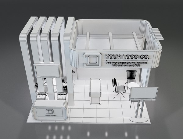 modelo 3d Stand Stand de exposición c41 - TurboSquid 2144608