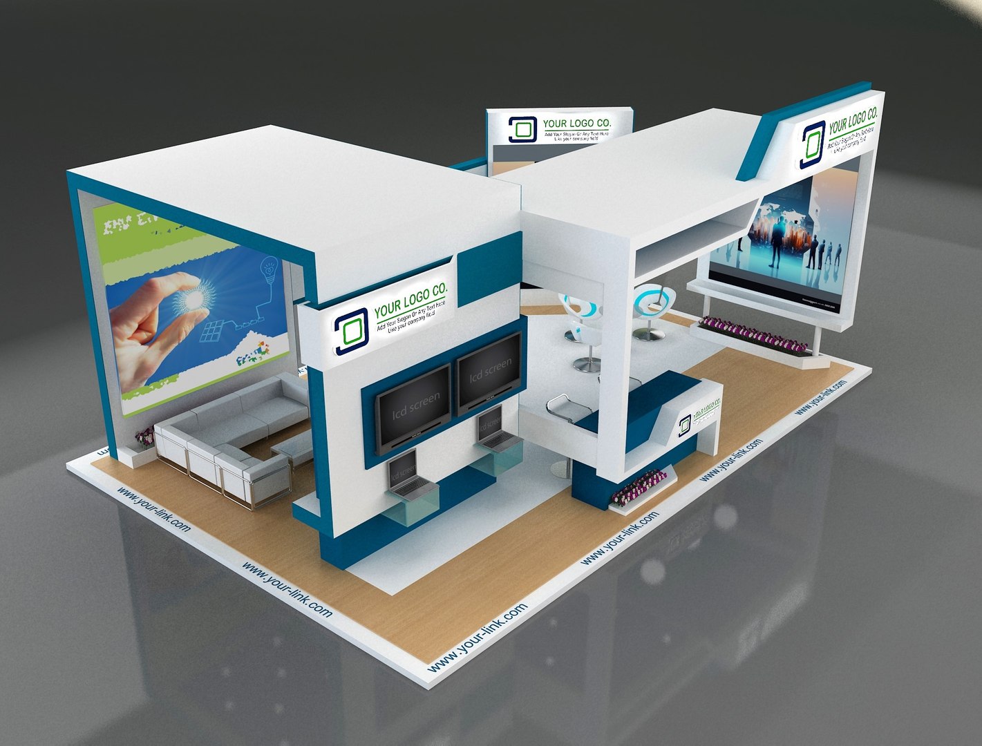 3D Booth Exhibition Stand c41 model https://p.turbosquid.com/ts-thumb/5Z/GmwiXf/5A/r1/jpg/1692453341/1920x1080/fit_q87/920ca4fa67a4f940202af313e1b4e8296b871804/r1.jpg
