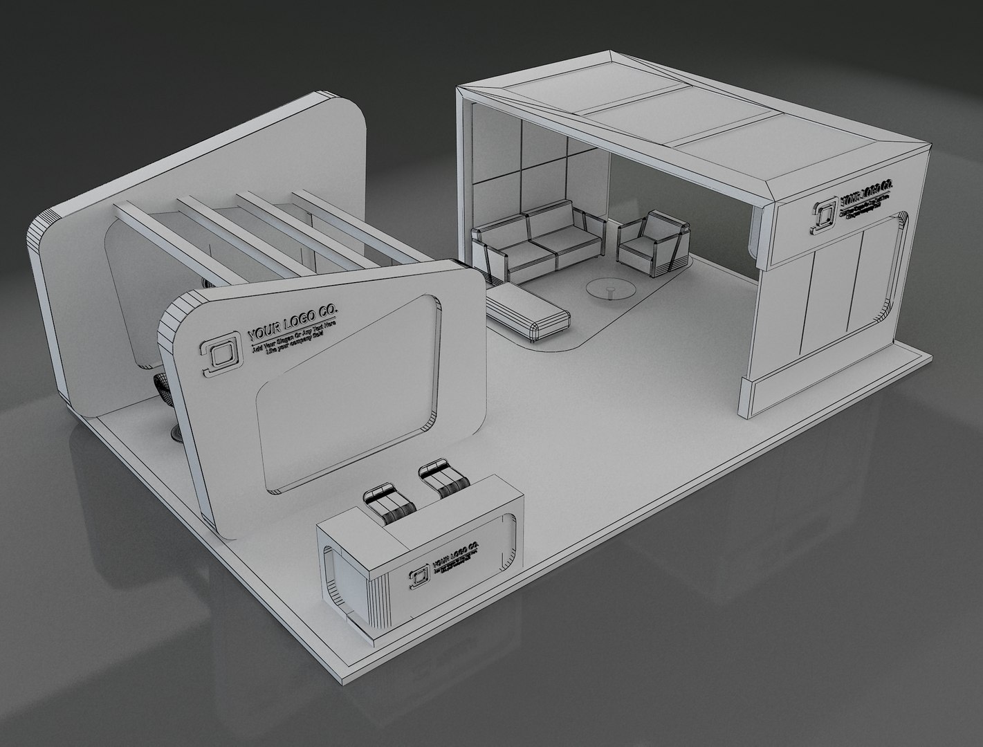 3D Booth Exhibition Stand c41 model https://p.turbosquid.com/ts-thumb/5Z/GmwiXf/9s/w5/jpg/1692452868/1920x1080/fit_q87/c3e00b488aa08121522de279a5b4aa2c72dee162/w5.jpg