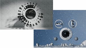 Surface Sci-Fi spheres Bundle