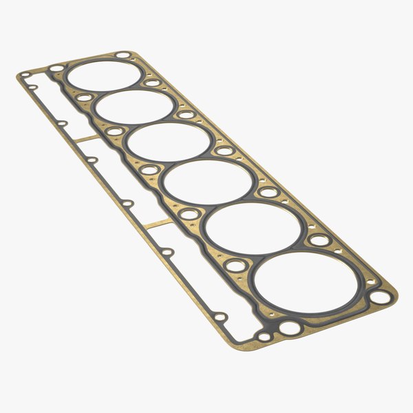Head Gasket 325D 6 Cylinder Brass model TurboSquid 2031257