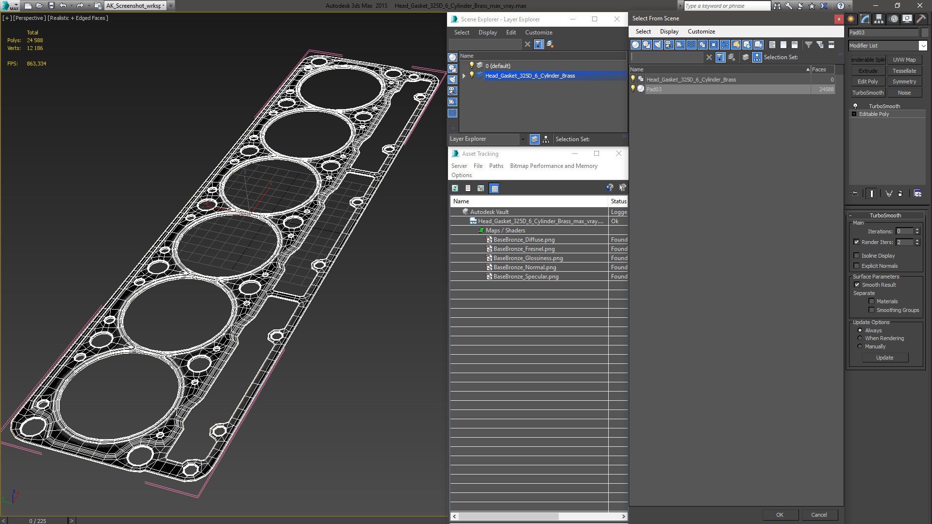 Head Gasket 325D 6 Cylinder Brass model https://p.turbosquid.com/ts-thumb/5Z/HzQKvy/9k/headgasket325d6cylinderbrassvray3dmodel018/jpg/1676954732/1920x1080/fit_q87/67b04491210915dc8ec882249797560cc84e8f2d/headgasket325d6cylinderbrassvray3dmodel018.jpg