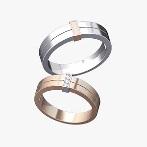 3D Wedding ring 33 model