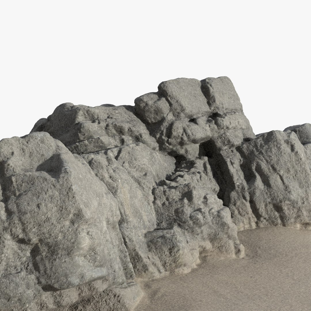 3D Rock Coast - TurboSquid 1682157