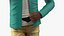 Light Skin Teenager Fashionable Style Rigged for Maya