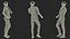 Light Skin Teenager Fashionable Style Rigged for Maya