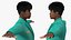 Light Skin Teenager Fashionable Style Rigged for Maya