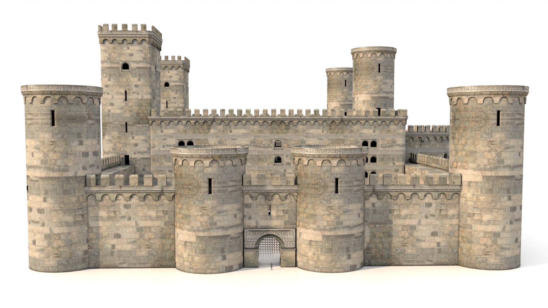 Castle 3D Model - TurboSquid 1721157