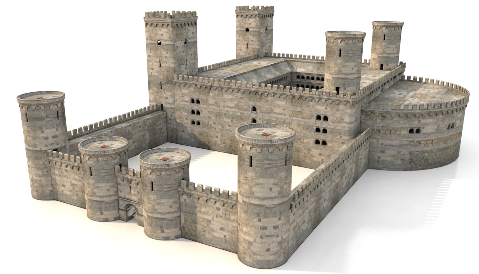 Castle 3D Model - TurboSquid 1721157