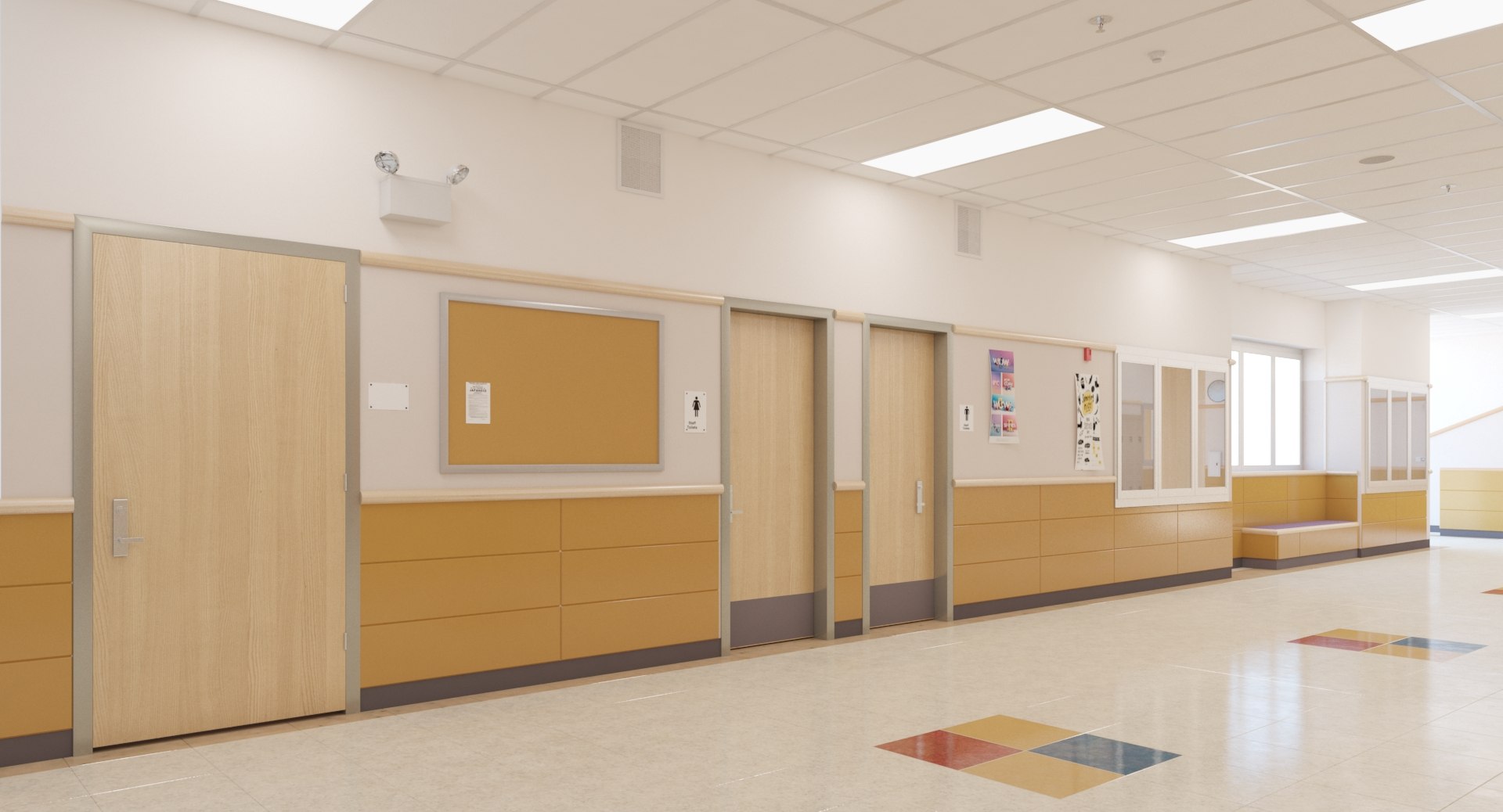 3D Model School Room Realistic - TurboSquid 1246666