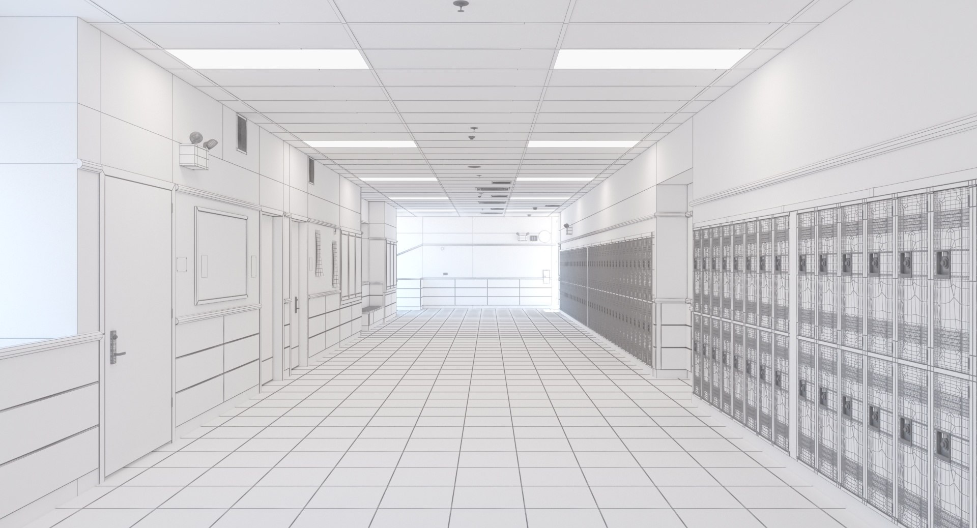 3D Model School Room Realistic - TurboSquid 1246666