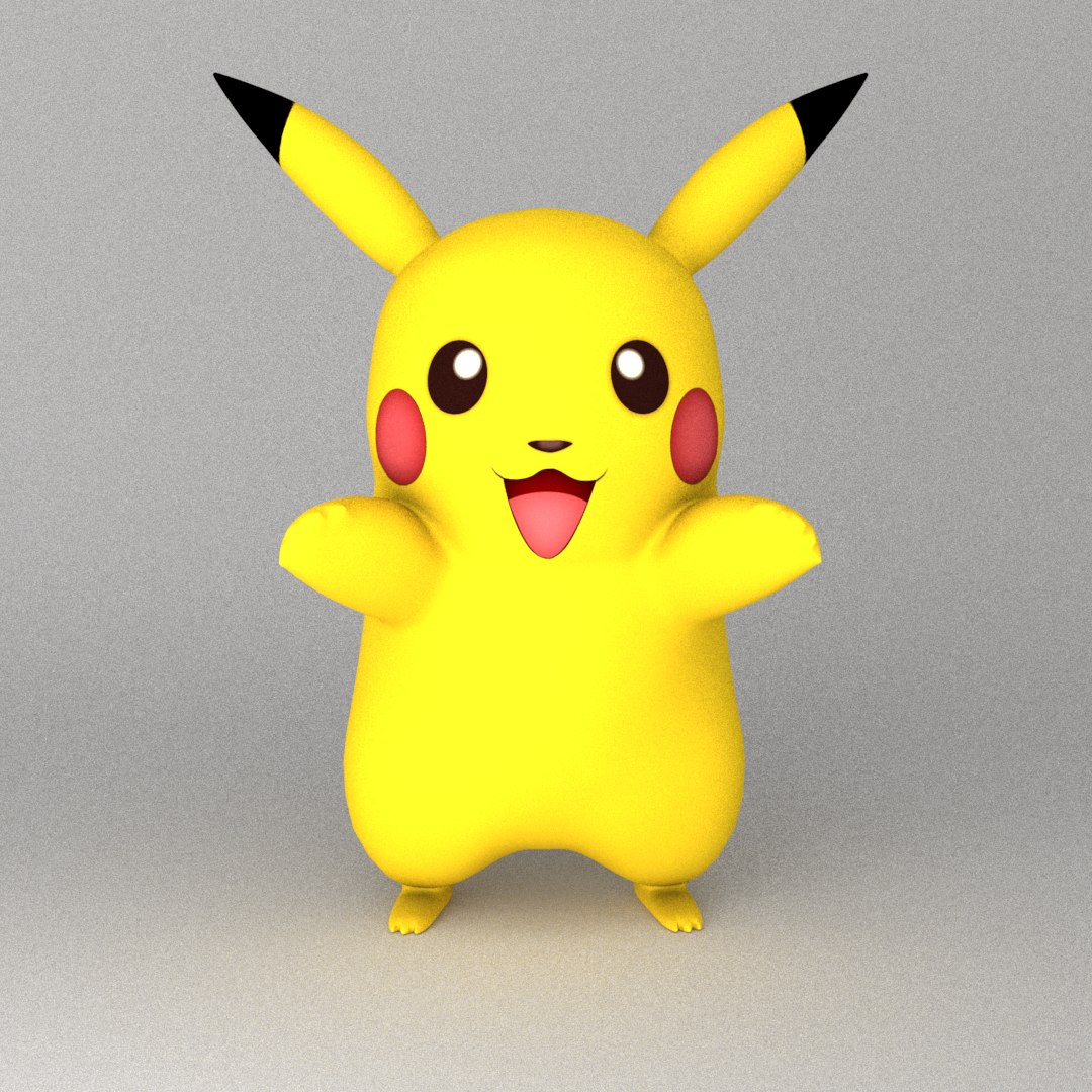 3D Pikachu Pika Model - TurboSquid 1707828