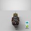 bulk cargo ship 3d model