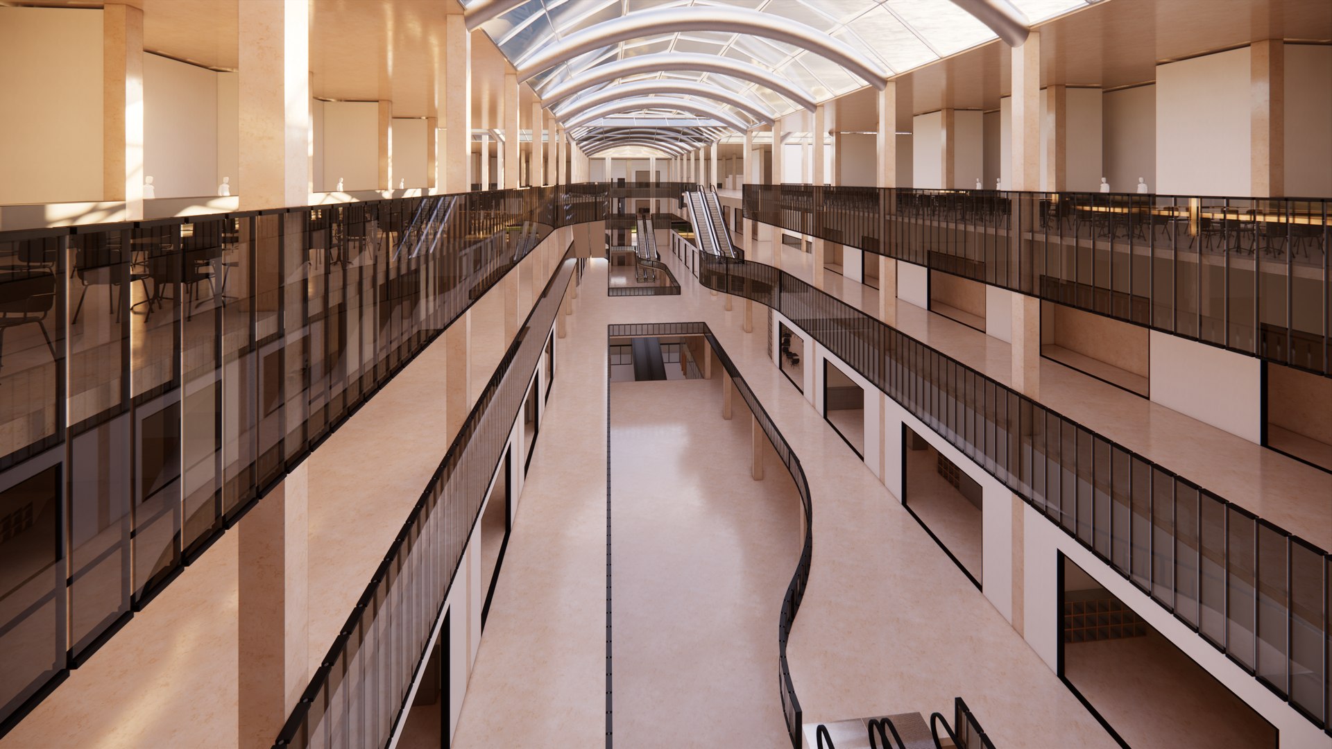 Hotel And Shopping Mall High Technical Detailed Revit Project Model ...