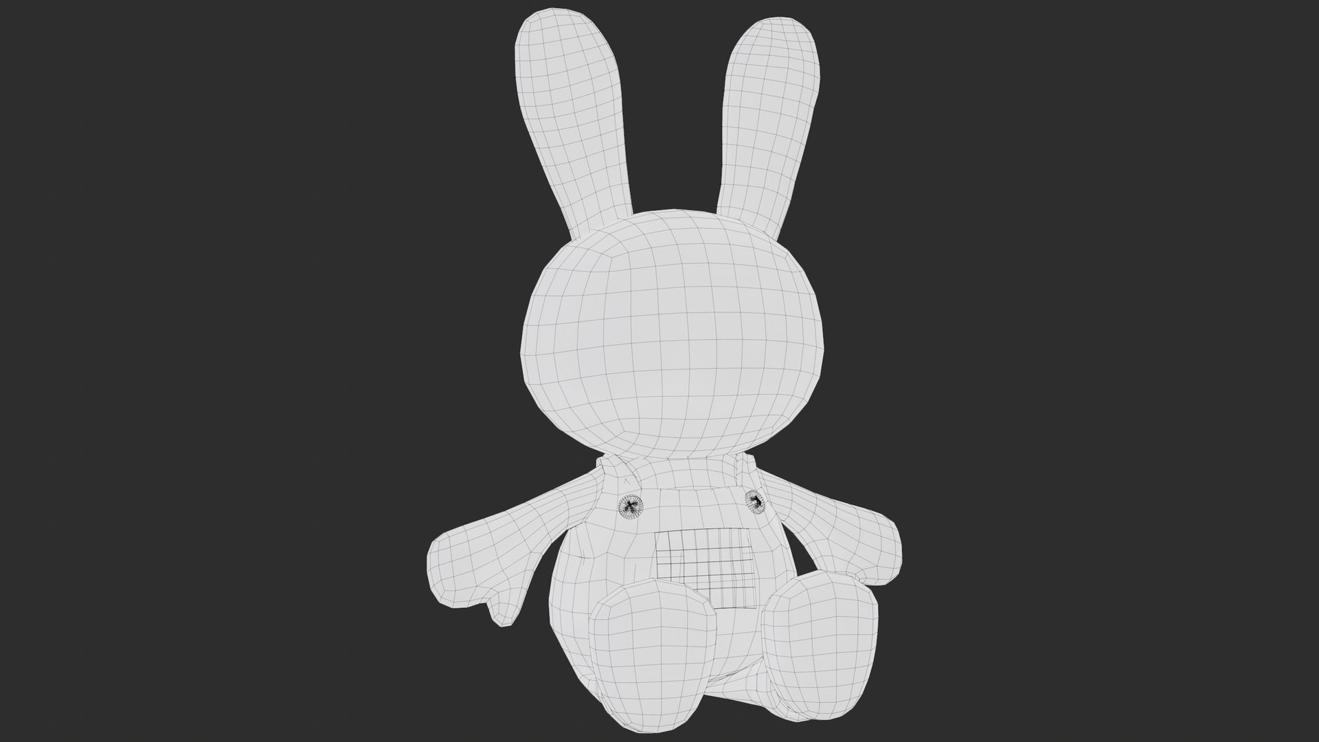 Rabbit Jax From The Amazing Digital Circus - Stuffed Toy PBR 3D model ...