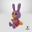 Rabbit Jax From The Amazing Digital Circus - Stuffed Toy PBR 3D model