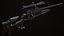 Blaser R93 Sniper Rifle - LowPoly Mobile Ready