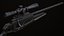 Blaser R93 Sniper Rifle - LowPoly Mobile Ready