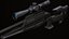 Blaser R93 Sniper Rifle - LowPoly Mobile Ready