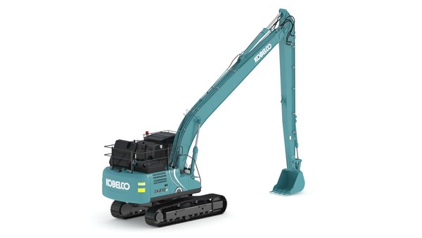 Kobelco SK210LC-10 Long Arm Excavator3D模型- TurboSquid 2046948