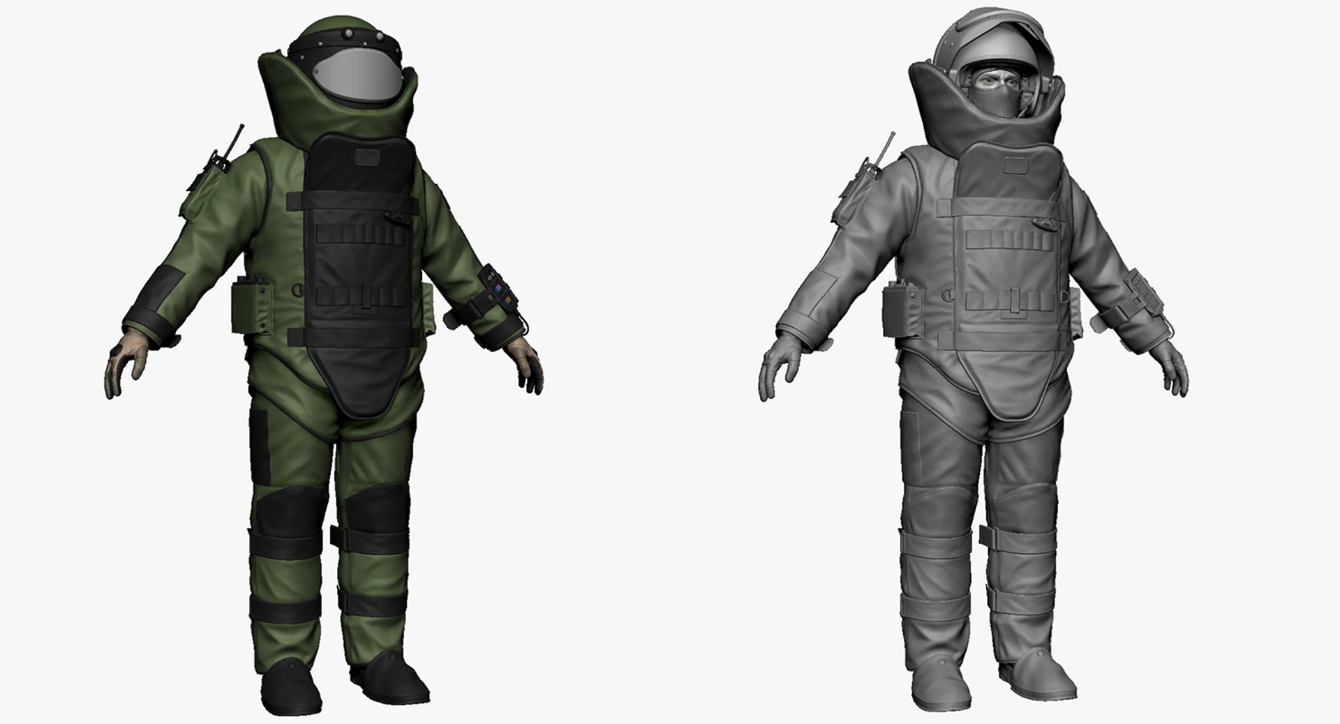 Heavy Bomb Suit Engineer 3D Model - TurboSquid 1509866