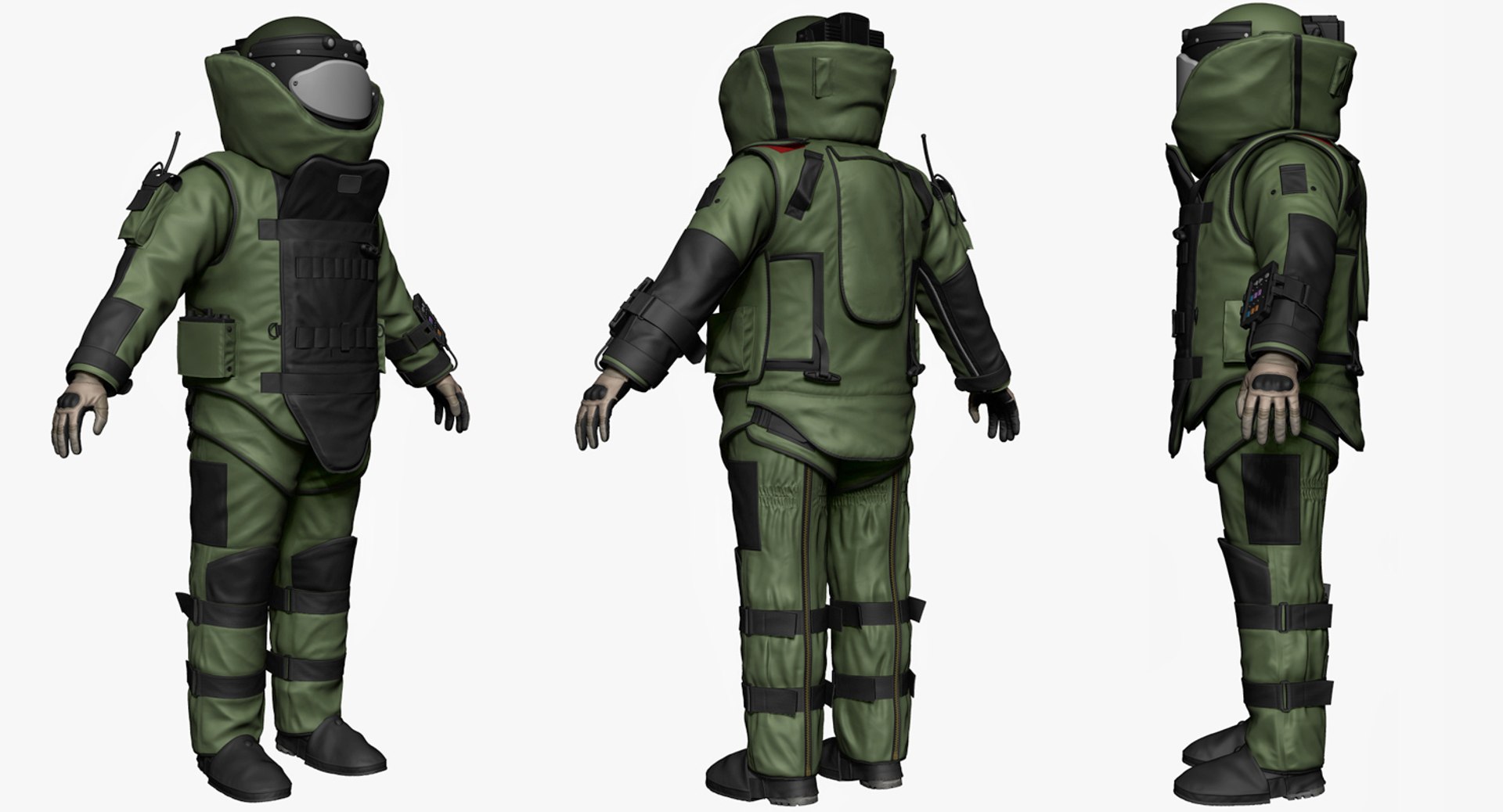 Heavy Bomb Suit Engineer 3D Model - TurboSquid 1509866