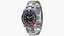 Chrono Watch 3 Red and Blue Bezel