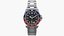 Chrono Watch 3 Red and Blue Bezel