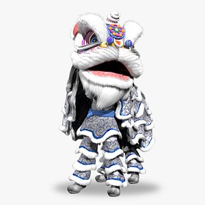 3D Lion Dance Lunar New Year