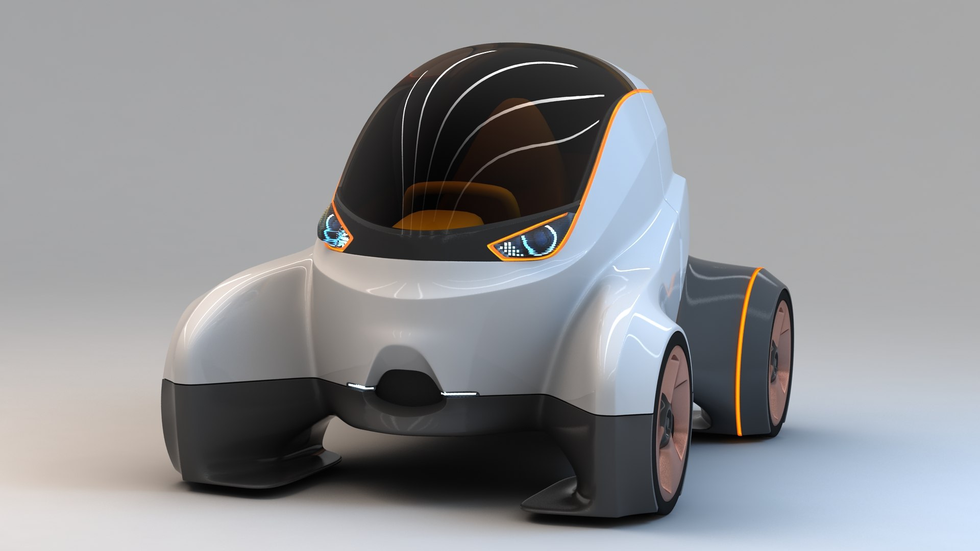 Futuristic Electric Car 3D - TurboSquid 1242478