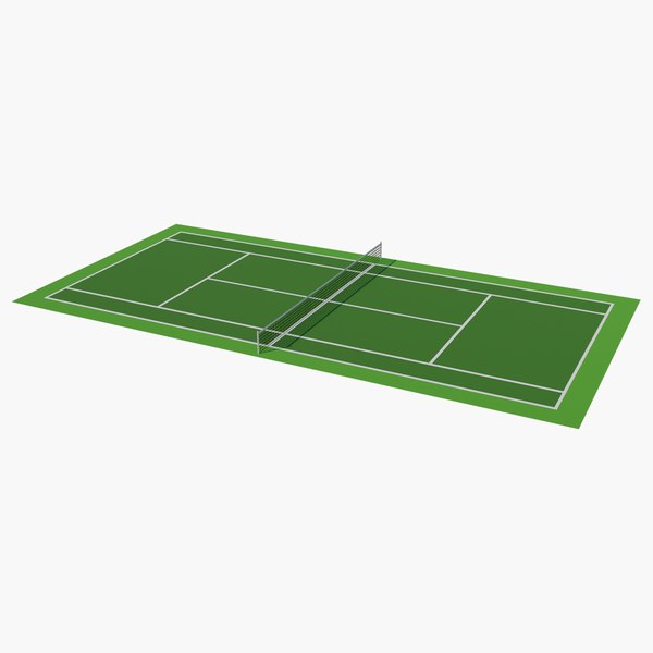 Tennis Court V11 3D model