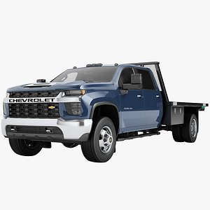 Chevrolet Silverado 3500 HD 2021 Flatbed Dump Truck 08