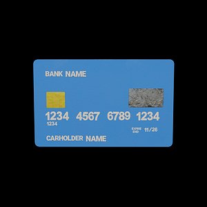 Credit Card 3D model
