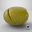 Cracked Olive 03 - 3D Scanned