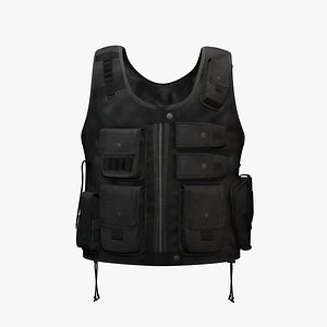 3ds max tactical entry vest black