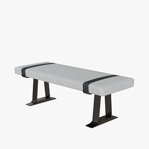 holly hunt aries bench 3D model