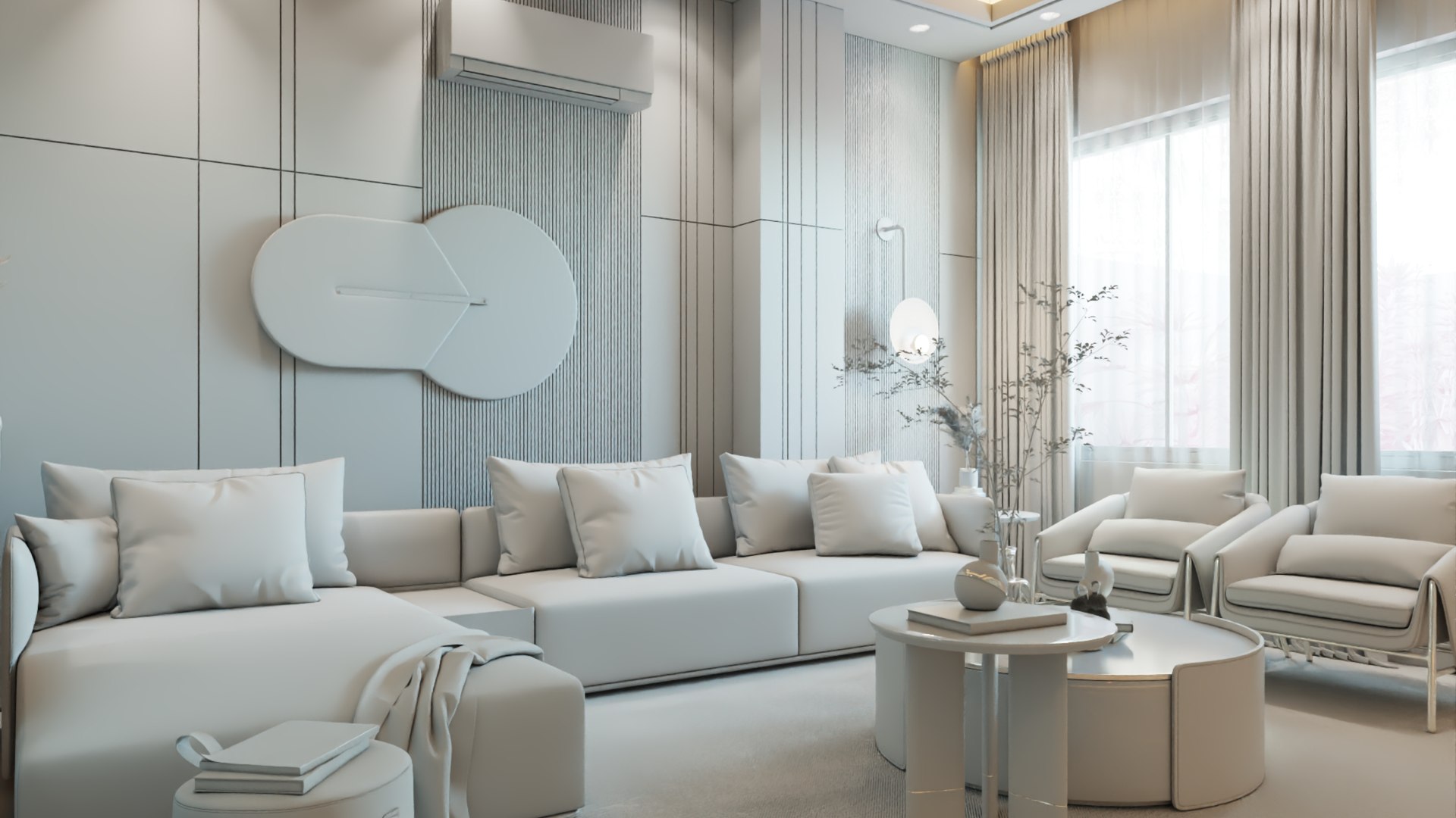 3D Luxury Modern Living Room 01 Model - TurboSquid 2286170
