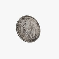 Monnaie 5 Francs Leopold II