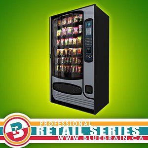 retail vending machine 1 3d model