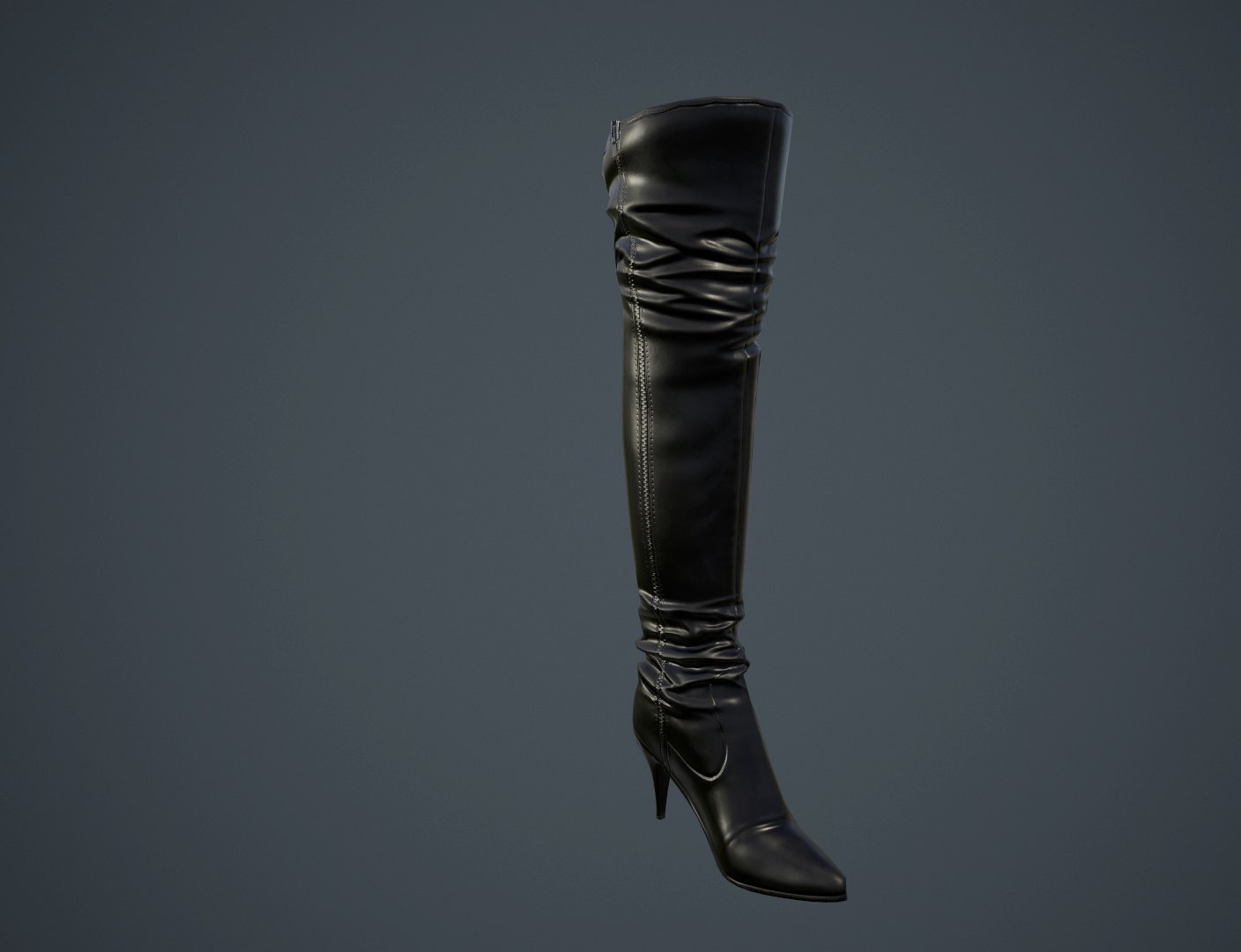 3D Boots Hight Heel Model - TurboSquid 1483350