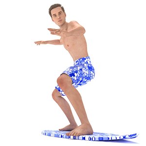 3D model Surfer