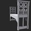 Medieval Wooden Bench