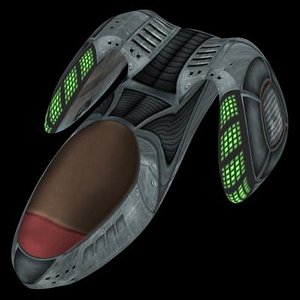 3d model space fighter