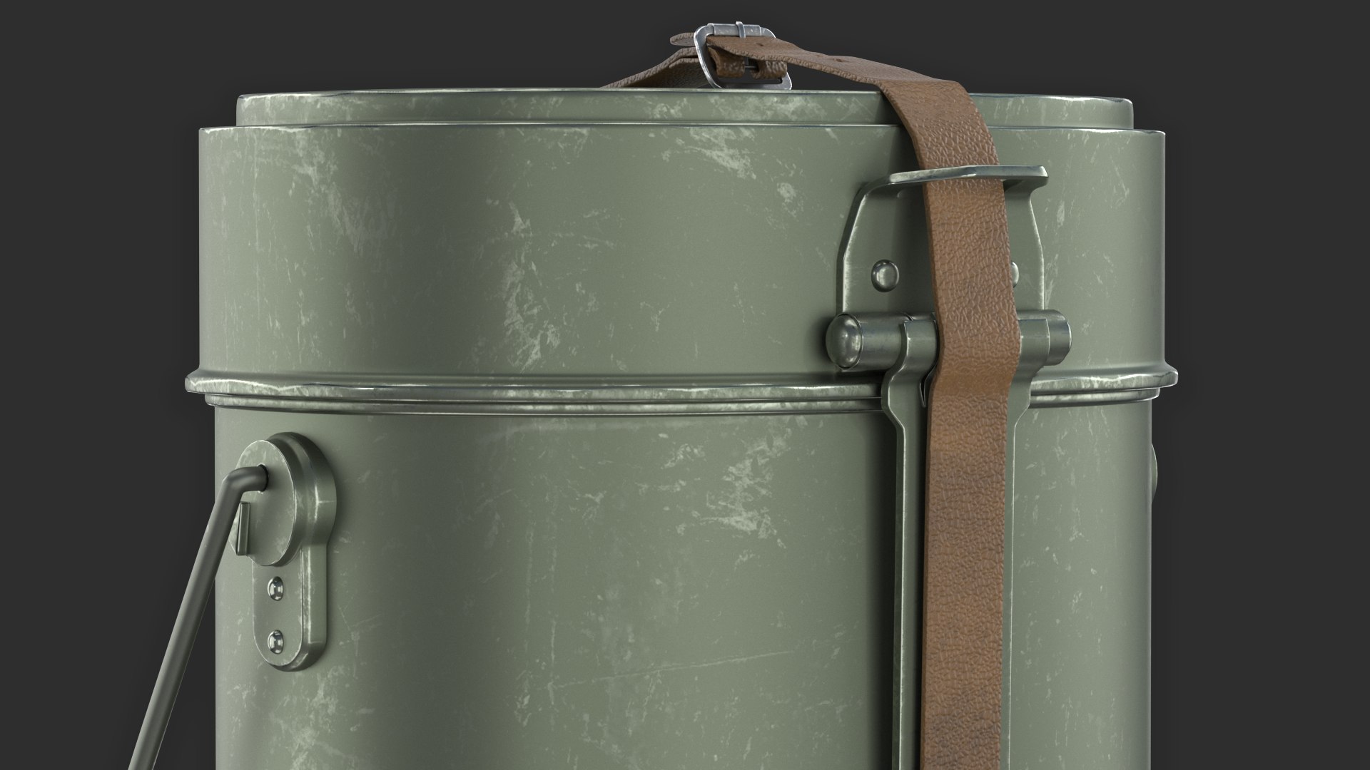 WWII Military Mess Kit 3D Model - TurboSquid 2511878