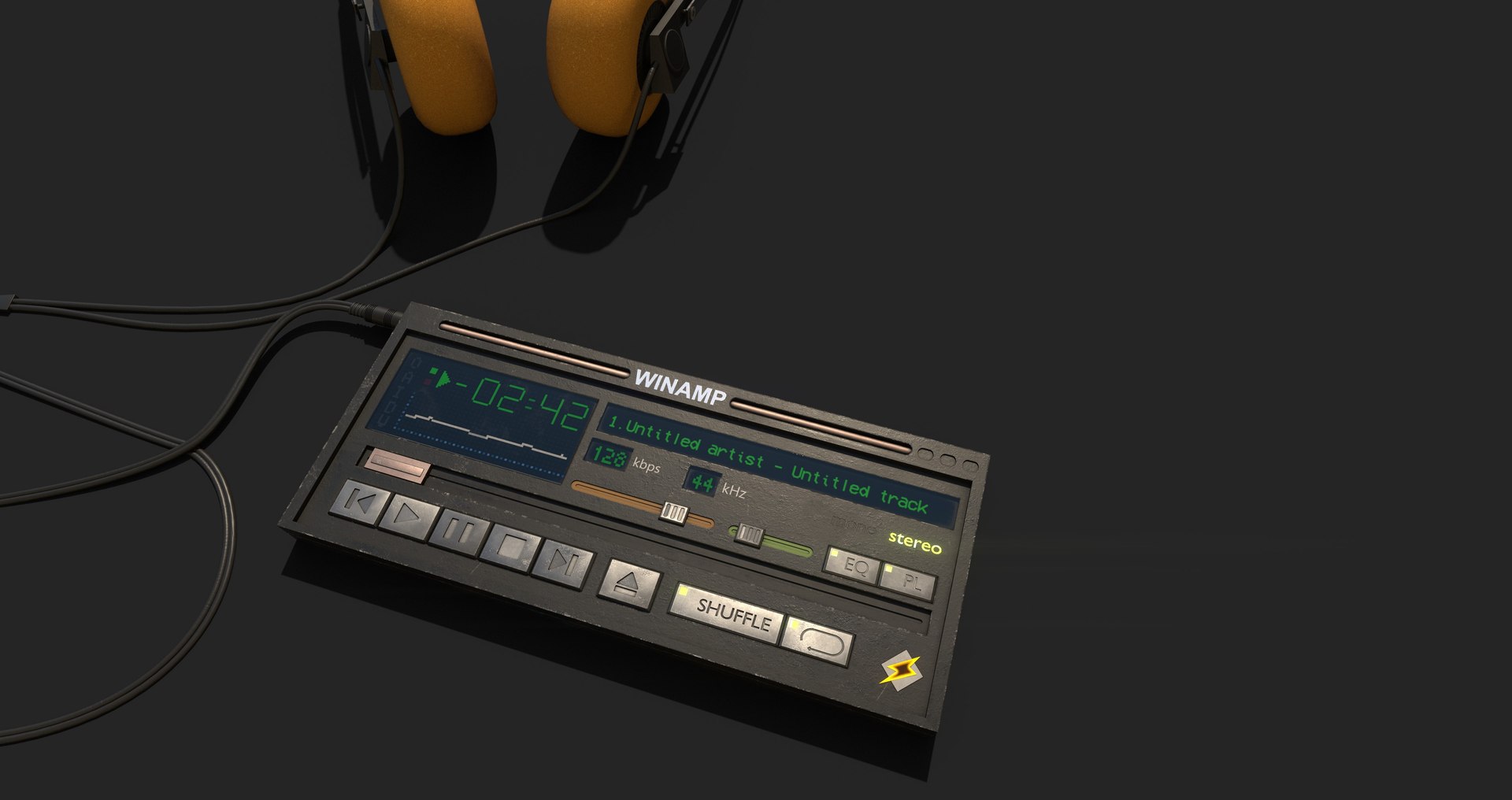 Winamp Player 3D Model - TurboSquid 2409137