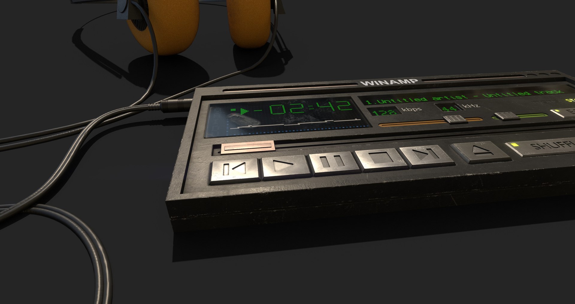 Winamp Player 3D Model - TurboSquid 2409137