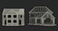 Private House Construction 3D Models Collection 2